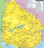 Mapa de Uruguay